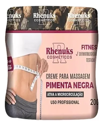 comprar Crema Para Masaje Pimenta Negra 200g Termo Activa Natural