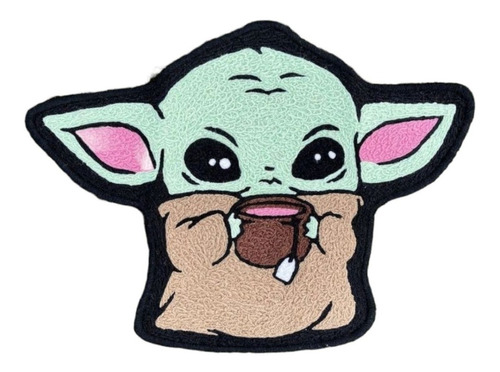 Alfombra Baby Yoda 1 Personalizada Tufting- Barbarugs