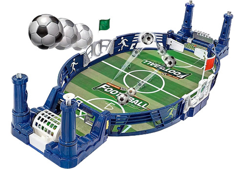 Futbolito Pinball Juego Mesa + 4 Gatillos Futbol Soccer Gol