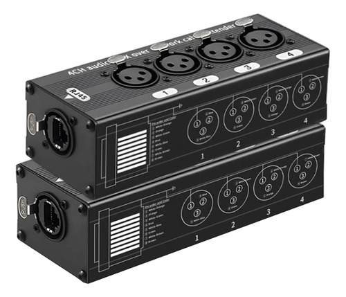 Extensor Ethernet Xlr/dmx Para Audio E Iluminacion Djs