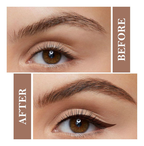 Kit De Crema Para Cejas, Polvo De Cejas Y Gel Delineador De