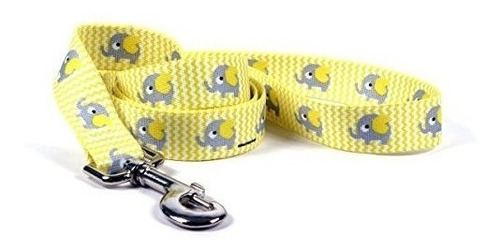 Yellow Elephant Standard Designer Dog Leash