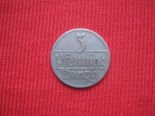 Cuidad Libre De Danzig 5 Pfennige 1923