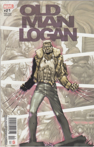 Comic Marvel Old Man Logan # 21 Portada Variante