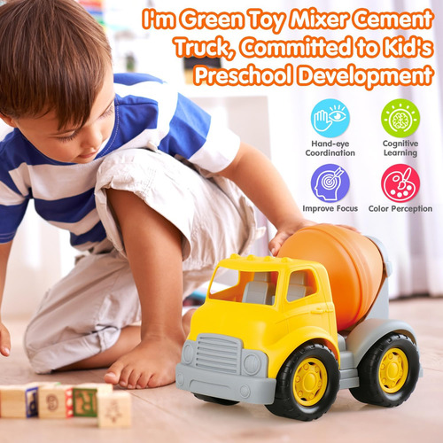 Camion De Juguete Ecologico Play Mezclador De Cemento, [c...