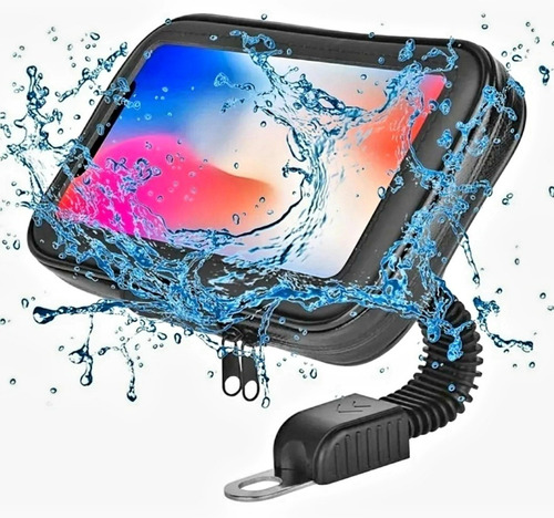 Imagen 3 de 5 de Porta Celular Gps Touch Moto Bici Impermeable Motoscba