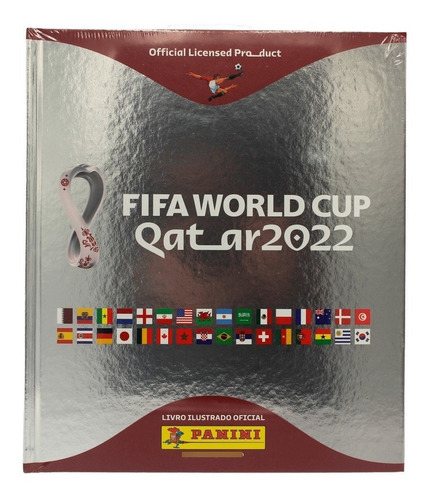 Album Copa Do Mundo 2022 Prata 50 Figurinhas Imediato