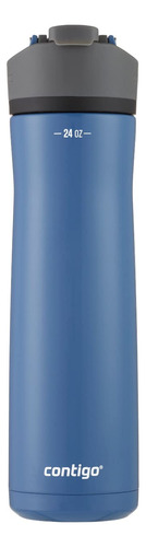 Botella De Agua Contigo Cortland Chill 2.0 710 Ml Blue Corn