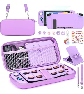 Younik Kit De 15 Accesorios Para Nintendo Switch Con Funda