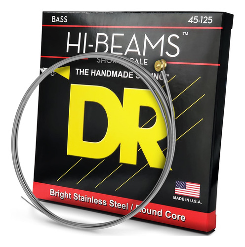 Cuerdas De Bajo Dr Smr5-45 De Acero Inoxidable