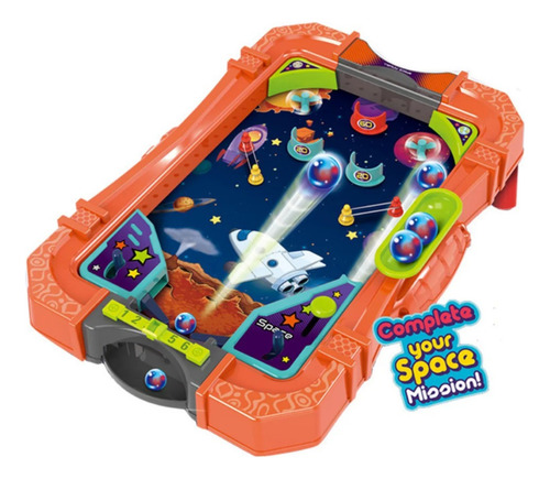 Juego De Mesa Pinball Space Fliper Doble Pinball Arcade
