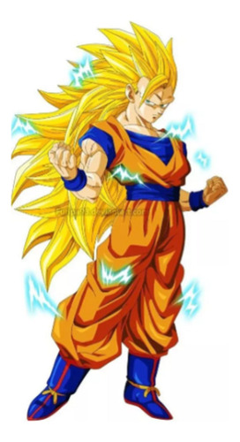 Planos Pelo Goku Super Sayayin 3 Largo  Dragon Ball Z