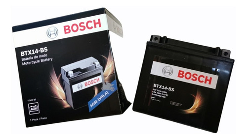 Bateria Moto 12ah Btx14-bs Bosch