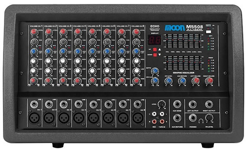 Consolas Potenciada Moon 5508  8 Canales 200w C/ Efectos