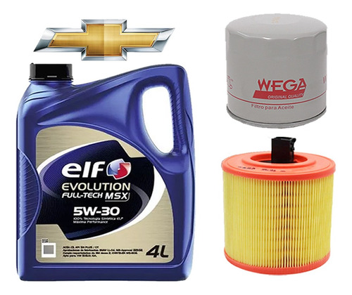 Kit Filtros Chevrolet Cruze 1.4 Turbo + Aceite Elf 5w30 4l