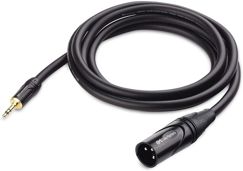 Cable Adaptador De 3.5mm A Xlr 1/8 Cable Matters De 6 Pies