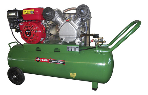 Compresor Aire Fema 55100 100 Litros 5.5 Hp 4 Tiempos