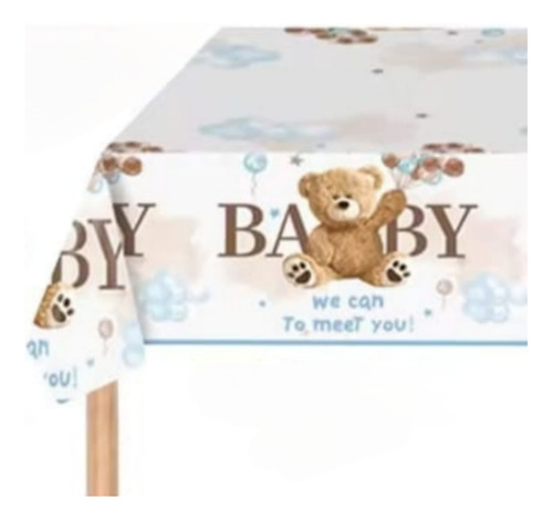 Mantel De Cumpleaños Temática Osito Peluche Baby Shower