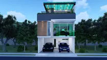 Comprar Planos Arquitectonicos De Casa En Terreno De 6x15 De 3n