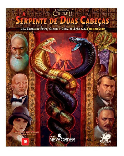 A Serpente De Duas Cabecas: Chamado De Cthulhu, De #n/a. Série Chamado De Cthulhu, Vol. 1. Editora New Order, Capa Dura, Edição 1 Em Português, 2022