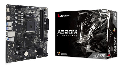 Mother Biostar A520mt Socket Am4 Amd Ryzen