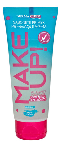 Kit 3 Sabonetes Demaquilantes Pré Make Up Dermachem 100ml