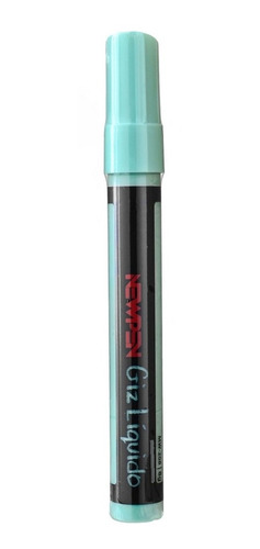 Newpen Giz Líquido 4.5mm Verde Aqua Marine Pastel 1 Unidade