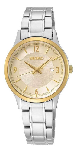 Reloj De Cuarzo Para Mujer Con Esfera Color Champán Y Funció