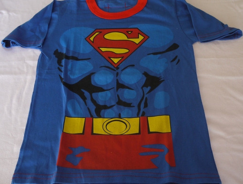 Remera Hecho Aca Superman M/corta Talle 7-8