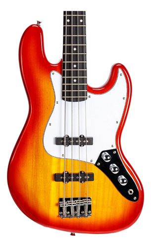 Contra Baixo Phx Jb Jazz Bass 4 Cordas Cherry Burst