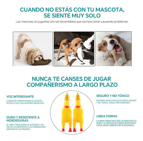 Juguete De Pollo Que Grita Alivia El Estrés, La Ansiedad 1pc