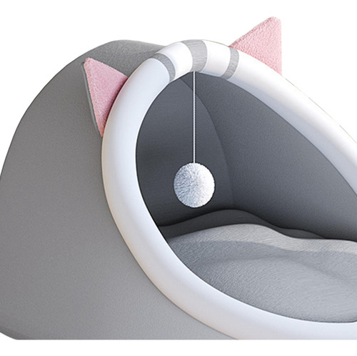 Cama Para Gato, Base Antideslizante, Portátil, Gris M