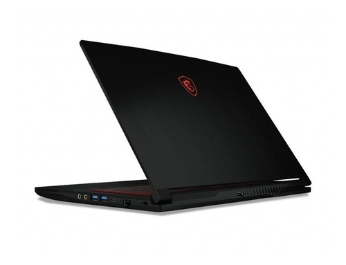 Imagen 3 de 4 de Laptop gamer MSI Thin GF63 negra 15.6", Intel Core i5 9300H 8GB de RAM 256GB SSD, Nvidia GeForce GTX 1650 1920x1080px Windows 10 Home