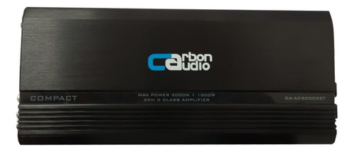 Amplificador Carbón Audio 5 Canales CA-AC50005ET 3000w Max Negro