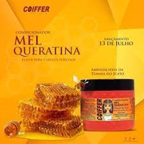 Imagem 2 de 3 de Condicionador Mel E Queratina Coiffer 350g
