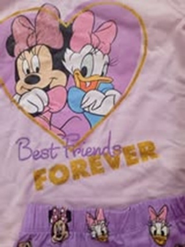 Pijama Minnie Y Daisy Disney Original - Tallas 4 Y 6