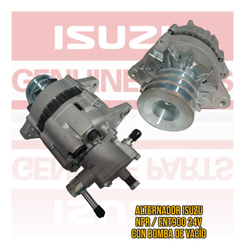 Alternador Isuzu 24v Npr / Ent900 Con Bomba De Vacio