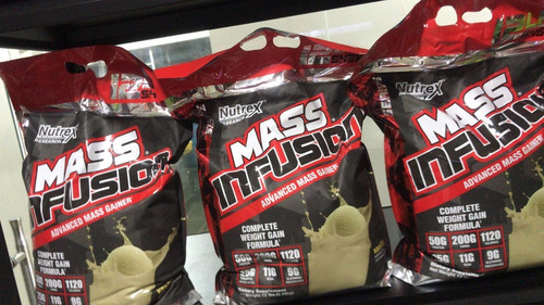 Imagen 3 de 3 de Proteina Mass Infusión 12lb Aumento De Peso Suplementos Rans