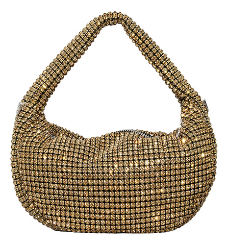 Bolso Hobo Bling Hobo Para Mujer, Elegante, Con Diamantes De