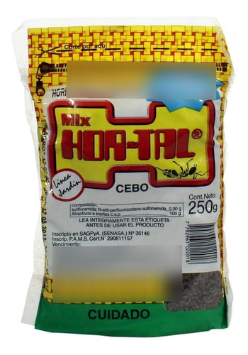 Hormiguicida Mix Hortal Cebo Granulado Mata Hormigas 250g