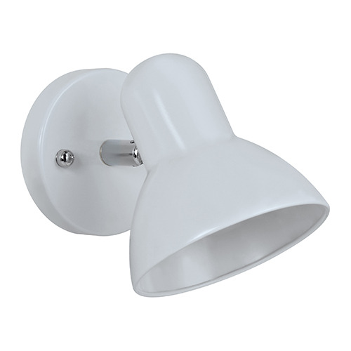 Spot De Pared Campana Blanco Base Redonda 1xe27