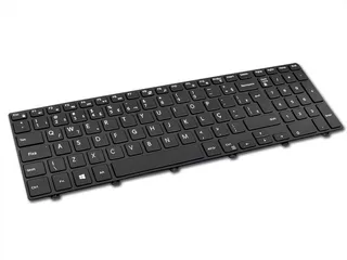 Teclado Para Notebook Dell Inspiron 15 Series 3000 Br Com Ç