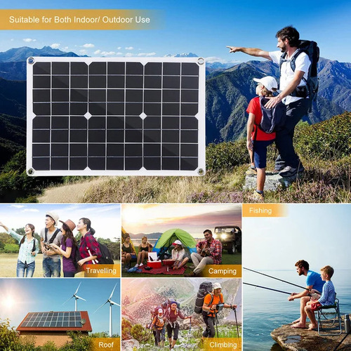 Super Kit Energia Solar 80w Starlink Internet C Tomada Eletr