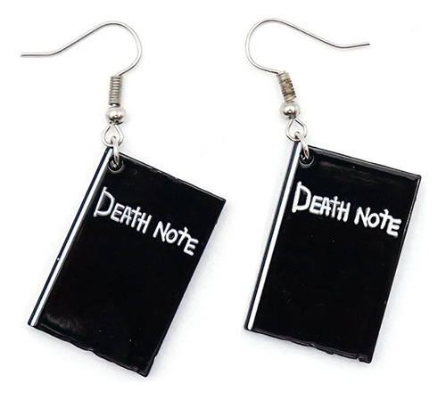 Aros Pendientes Colgante Death Note Cuadernos Místicos Animé