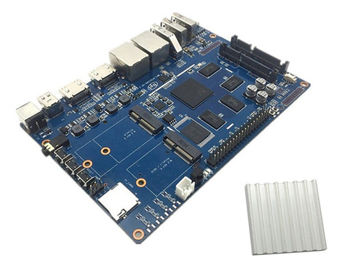 For Banana Pi Bpi W2 Router+heat Sink Rtd1296 2g Ddr4+8g Dem