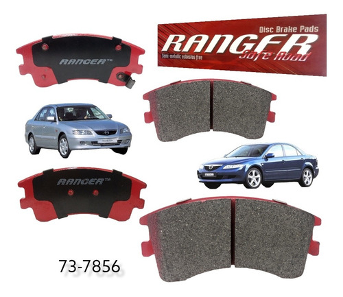 Pastillas Freno Mazda 6 03-05 Mazda 626 03-04 Del 7856