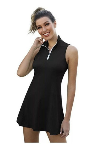 Vestido De Tenis De Yoga Fitness Para Mujer De Dos Piezas