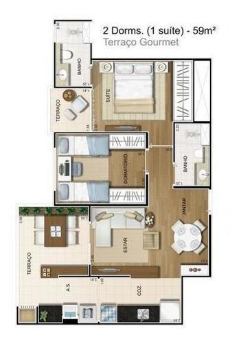 Imagem 6 de 6 de Apartamento Residencial À Venda, Vila Graciosa, São Paulo. - Ap0701