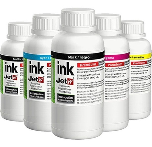 5x 500ml Tinta Premium Para Impressora Canon Ix6810 C5000-01