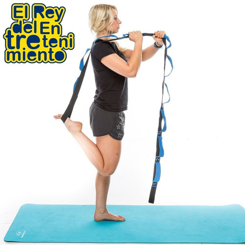 Imagen 5 de 6 de Banda De Elongación Estiramiento Yoga Fitness Pilate El Rey